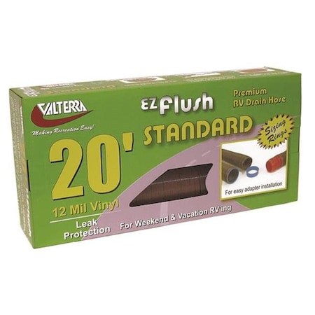 Valterra VALTERRA LLC D040016 20 Ft. Ez Flush Sewer Hose, Bronze V46-D040016